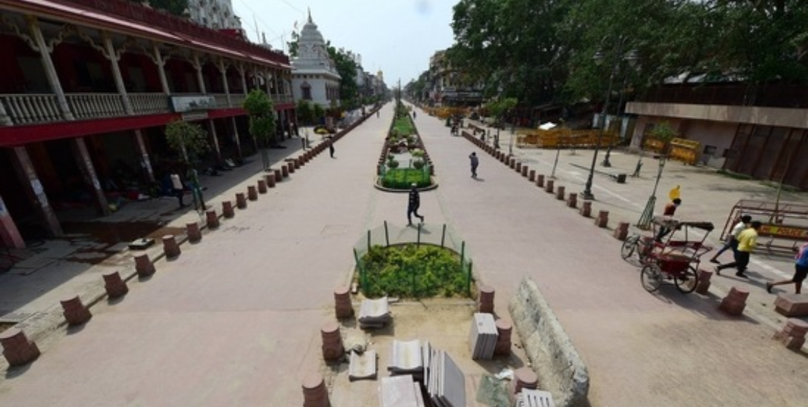 Chandni Chowk in covid pandemic
