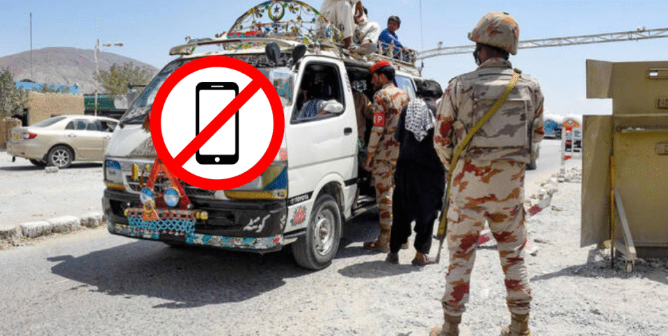 Pakistan Shuts Down Mobile Internet in Balochistan for Third Time in a Month