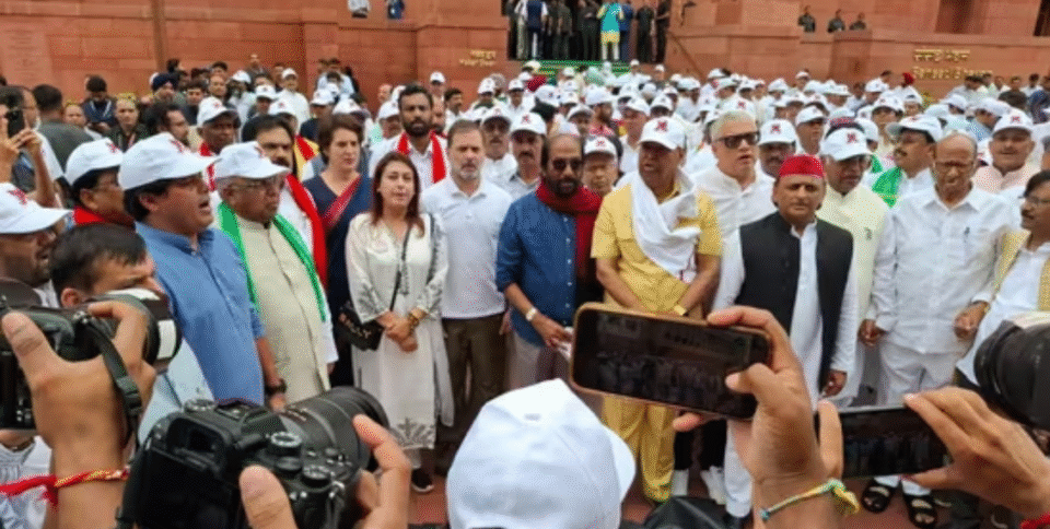 India’s Opposition Marches to Election Commission, Accuses Poll Body of Enabling ‘Vote Theft’