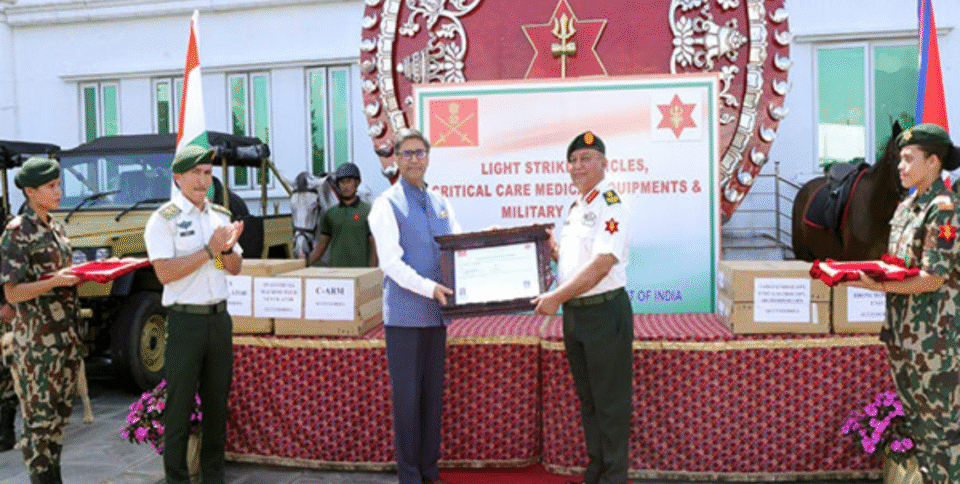 India Hands Over Defence and Medical Equipment to Nepal Army During Misri’s Visit